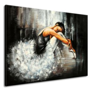 Gario Ručně malovaný obraz Spící baletka Rozměry (š x v): 115 x 85 cm