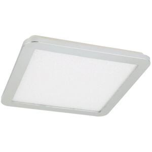 LED panel do koupelny NAPOLEONE, 30X30cm, teplá bílá, metalická bílá