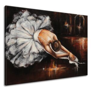 Gario Ručně malovaný obraz Rozcvička baletky Rozměry (š x v): 115 x 85 cm