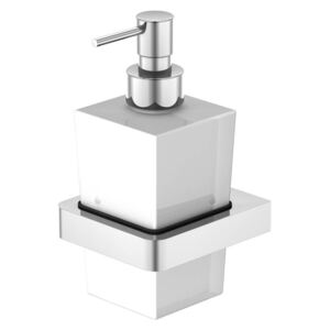 STEINBERG - Dávkovač tekutého mýdla, bílé sklo (420 8001)