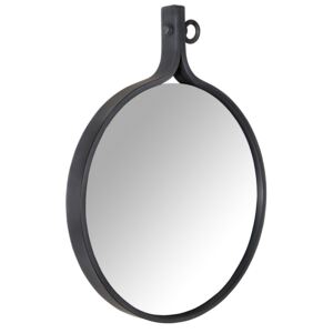 Černé závěsné zrcadlo DUTCHBONE ATTRACTIF 40 cm