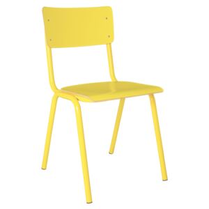 Žlutá jídelní židle ZUIVER BACK TO SCHOOL