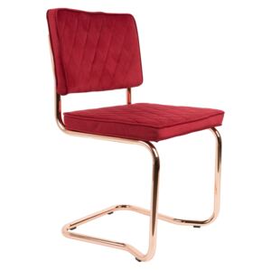 Červená jídelní židle ZUIVER DIAMOND KINK