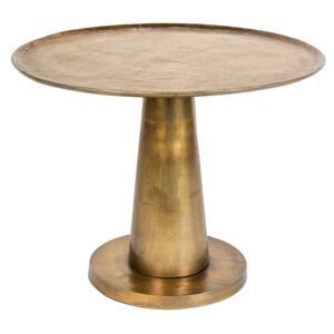 Zlatý odkládací stolek DUTCHBONE BRUTE O 63 cm