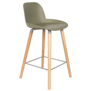 Zelená barová židle ZUIVER ALBERT KUIP 65 cm