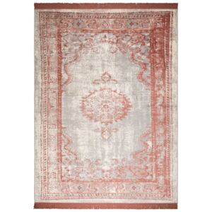 Červený koberec ZUIVER MARVEL 170x240 cm ve vintage stylu