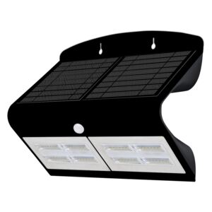 Venkovní solární LED osvětlení s čidlem 6,8W černá 08430L