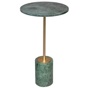 Zelený mramorový odkládací stolek DUTCHBONE GUNNAR 37,5 cm