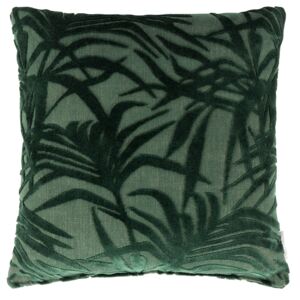 Zelený polštář ZUIVER MIAMI s palmovým motivem