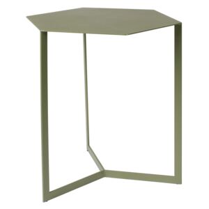 Zelený kovový konferenční stolek ZUIVER Matrix 45 x 38 cm
