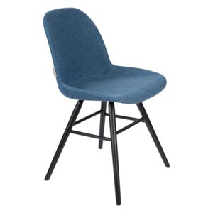 Modrá čalouněná jídelní židle ZUIVER ALBERT KUIP