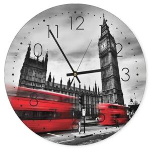 Nástěnné hodiny CARO In The Heart Of London 40x40 cm