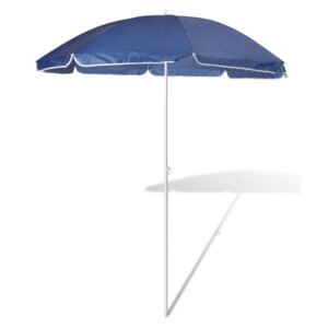 Plážový slunečník - 180 cm - modrý
