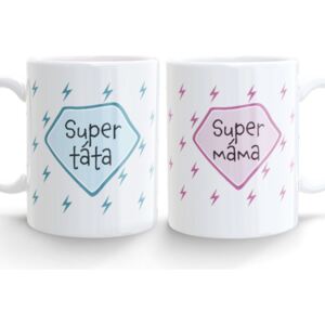 Sada dvou hrnečků Super rodiče