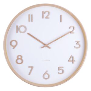 Nástěnné hodiny Pure M 40 cm Karlsson (Barva-bílá)