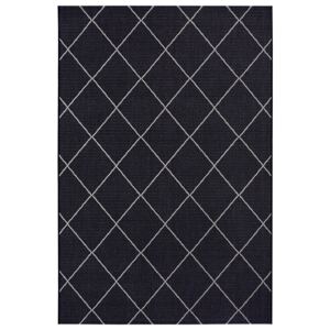 Hanse Home Collection koberce Kusový koberec Flatweave 104827 Black/Cream - 160x230 cm