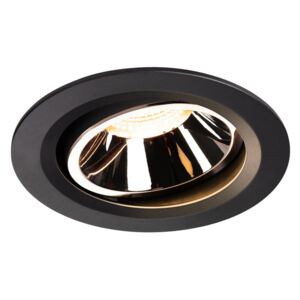LA 1003651 NUMINOS® MOVE DL L vnitřní LED zápustné stropní svítidlo černá/chrom 3000 K 20° otočné a výkyvné - BIG WHITE