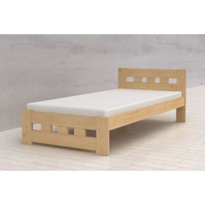 Via-nábytek postel KORA Rozměry: 90 x 200, Povrchová úprava postele: Moření odstín dub