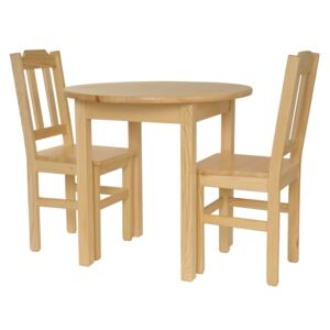 Via-nábytek Jídelní stůl se židlemi Komplet III Povrchová úrava: Moření odstín dub