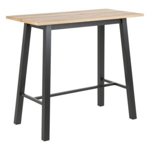 Barový stůl Chara Wood/černý kov
