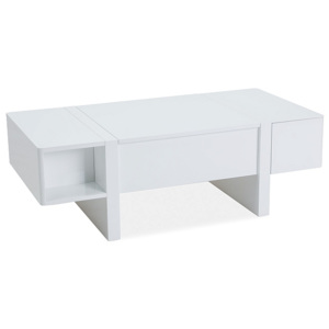 Konferenční stolek BUCK, 40x60x120, bílá