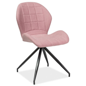 Židle HOLLY II, 87x45x41, růžová