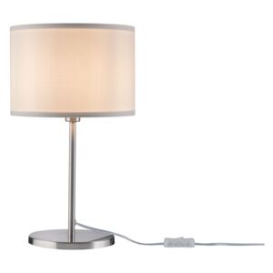Paulmann Tessa stolní lampa Creme/kov kartáčovaný bez zdroje světla, max. 40W E14 709.23 70923