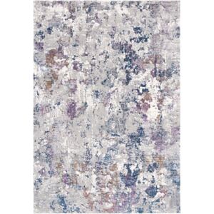 Moderní kusový koberec abstraktní Charleston AE15C Světle šedý Rozměr: 80x150 cm