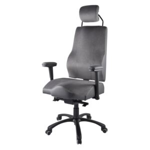 Zdravotní židle Prowork THERAPIA SPECIAL GIGANT 7890 – černá, nosnost 160 kg, na míru