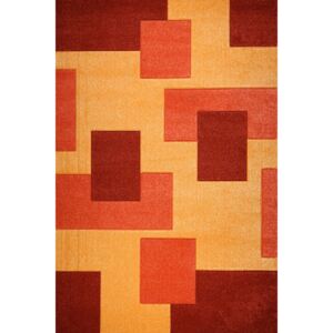 Moderní kusový koberec Nairobi 1960A oranžový Typ: 80x280 cm