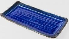 MIJ Cobalt Blue Čtvercový Talíř 43 x 22,5 cm MIJC6243
