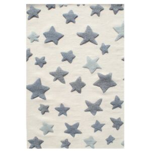 Livone Dětský koberec Hvězdná louka barva: přírodní-šedá, rozměr: 100 x 160 cm