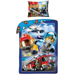 Halantex • Bavlněné ložní povlečení LEGO City - hasiči