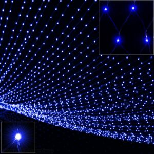 Goleto Vánoční LED sít´2 x 1,5 m | modrá 160 LED