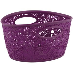 Dekorativní plastový košík s úchyty Victoria Curver - fialová