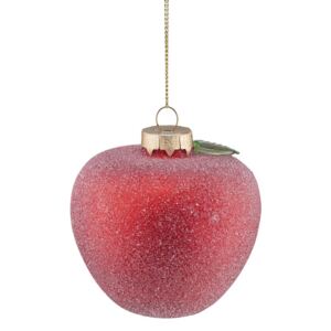 HANG ON Sada vánočních ozdob jablko 8 cm set 6 ks