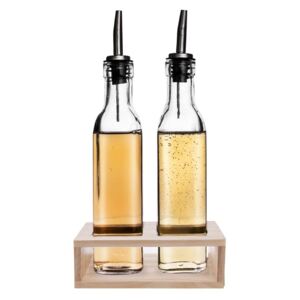 Orion Skleněné láhve na ocet/olej ve stojanu