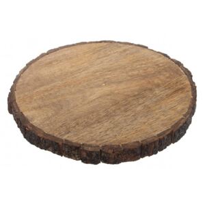 Podložka z mangového dřeva s kůrou | 30 cm