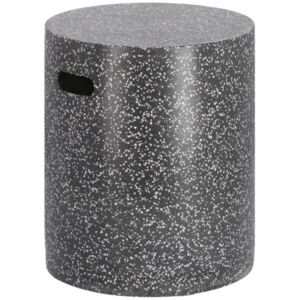 Černý cementový odkládací stolek LaForma Jenell 35 cm