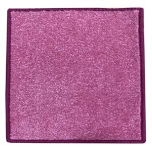 Betap koberce Kusový koberec Eton 2019-11 růžový čtverec - 80x80 cm