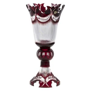 Váza Diadem, barva rubín, výška 505 mm