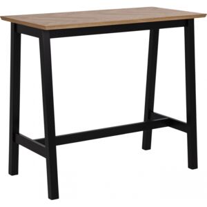 Design Scandinavia Barový stůl Brighton, 120 cm, melaminový popel Barva: dub