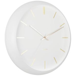 Time for home Bílo-zlaté nástěnné hodiny Belene Ø 40 cm