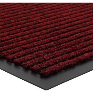 WEBHIDDENBRAND Červená vnitřní vstupní čistící rohož Everton - délka 60 cm, šířka 80 cm a výška 0,6 cm