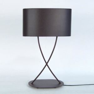 Cdiscount kovová stolní lampa Elégance, černá