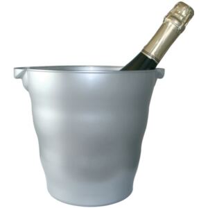 Cdiscount chladič na víno - kbelík, stříbrný