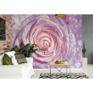 Fototapeta - Rose Purple And Pink Vliesová tapeta - 250x104 cm