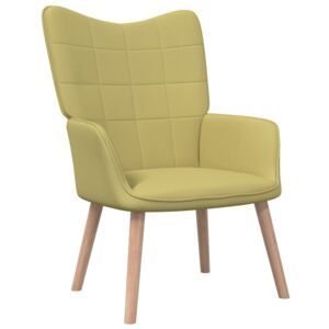 Relaxační židle 62 x 68,5 x 96 cm zelená textil