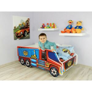 Dětská postel Power Truck 140x70 (Dětská postel Power Truck 140x70 bez úložného prostoru)