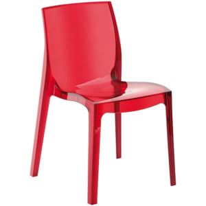 Jídelní židle Femme fatale - rosso transparente